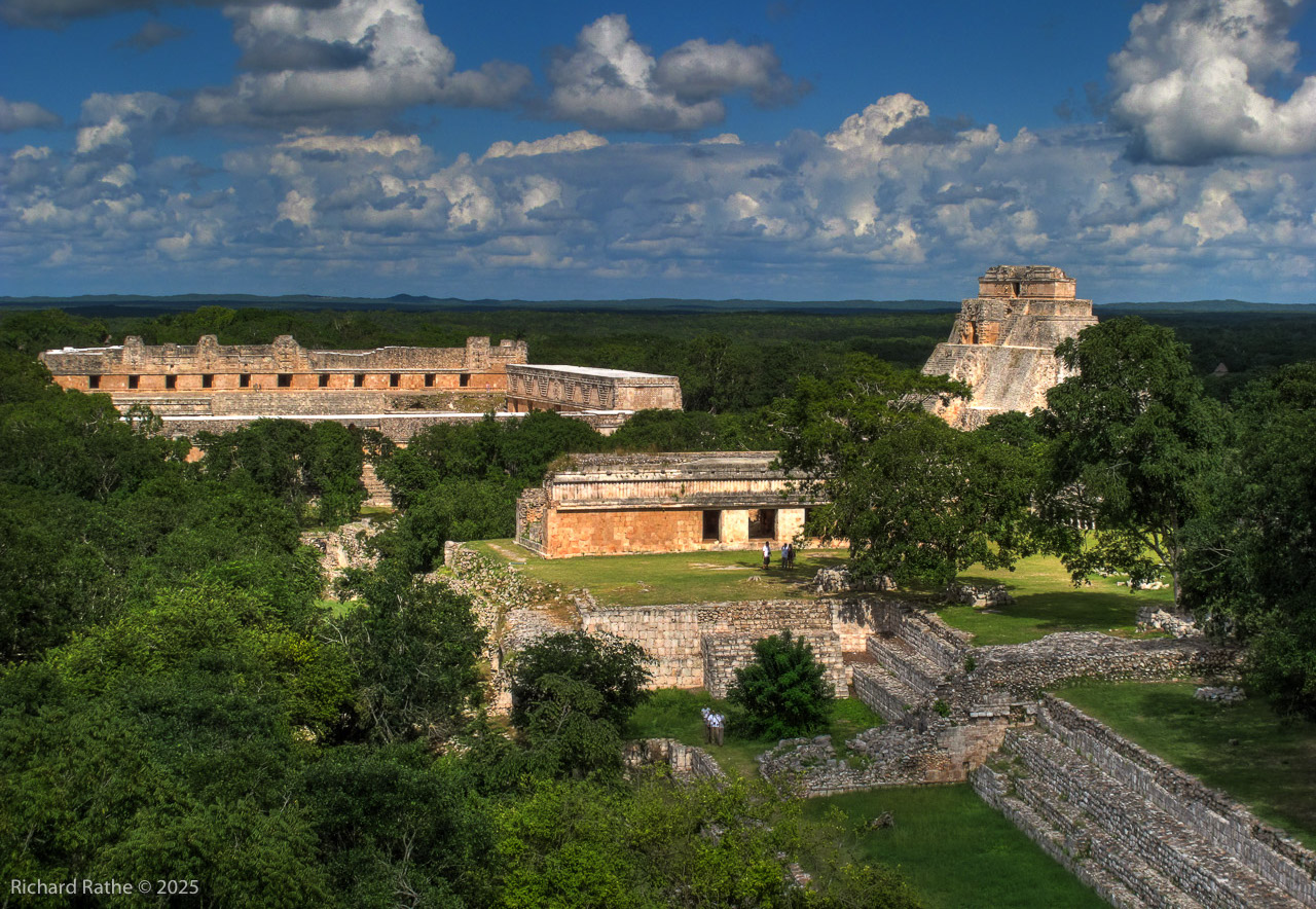 Photo by Richard Rathe HDR, Uxmal, Mayan_Ruins, Yucatan, Mexico