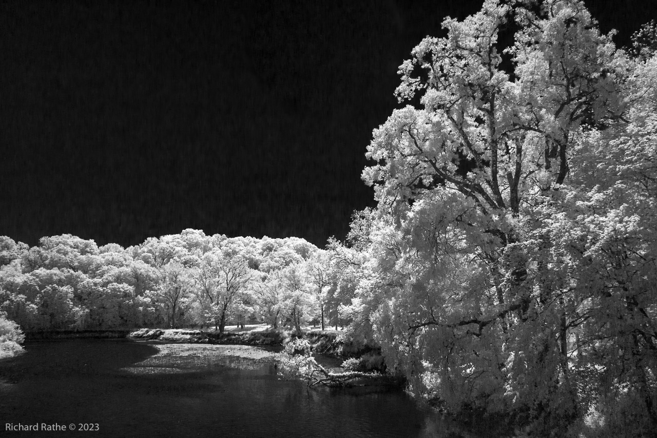 Photo by Richard Rathe Infrared, Turkey_River, Iowa