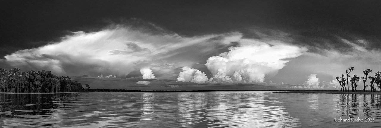 Photo by Richard Rathe Panorama, Clouds, Lake_Santa_Fe, Florida