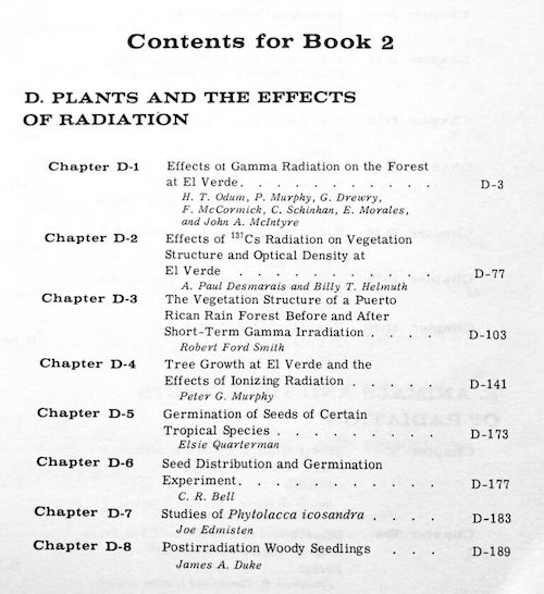 Table of Contents
