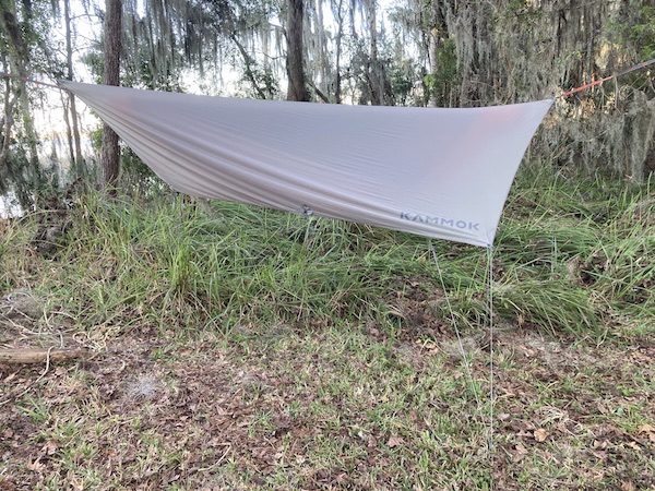 Two Stake Setup with Tucked Foot