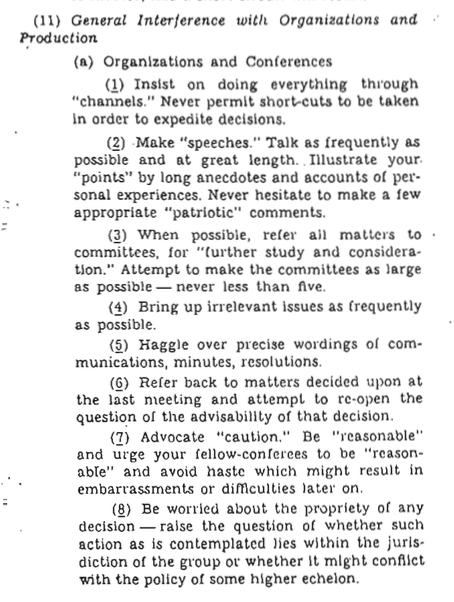 Simple Sabotage Field Manual
