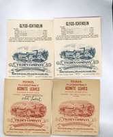 1008 Patent Medicine Labels Tilden Company 