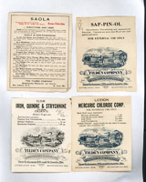 1010 Patent Medicine Labels Tilden Company 