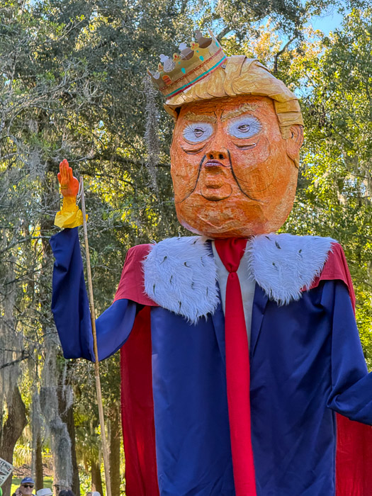 Giant Trump Puppet with Small Hands