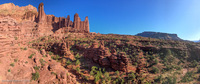Panorama 410 Fisher Towers Panorama The Maze Utah 2019 