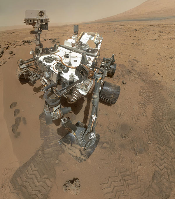 Mars Curiosity Self-Portrait