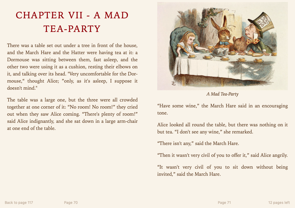 Alice in Wonderland Chapter 7
