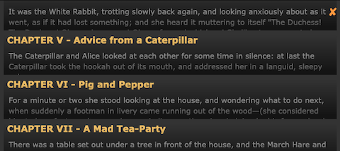 Collapsed Booklet View