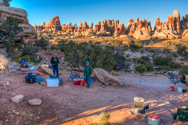 Setting Up Camp