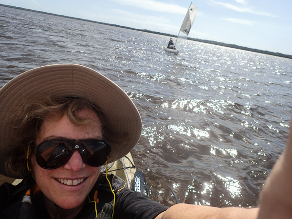 Sailing on Whitewater Bay
