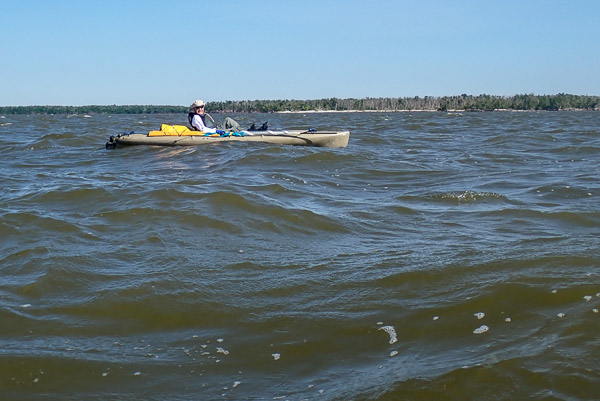 Photo does not do justice to the waves!