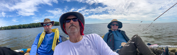 Sailing Lunch Raft on the Gulf