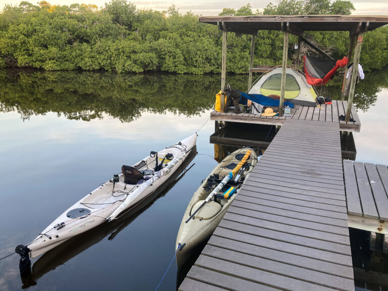 Camping on Joe River Chickee
