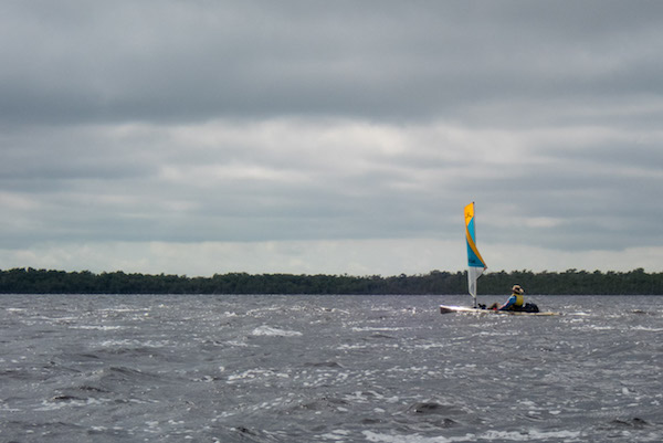 Windy Sail on Whitewater Bay