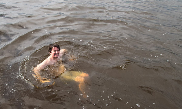 Theron Swimming