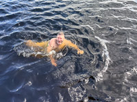 1054 Everglades 2025 Bruce Swimming North River Chickee