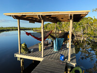 1058 Camping Everglades 2025 Hammock Tent Lane Bay Chickee