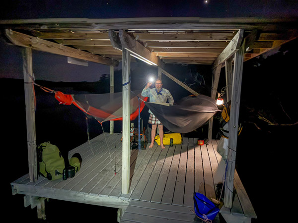 Hammock Camping on Lane Bay Chickee