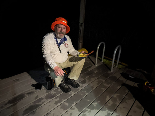 Dinner on North River Chickee