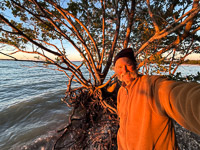 0076 Everglades 2026 Self Portrait Sunset