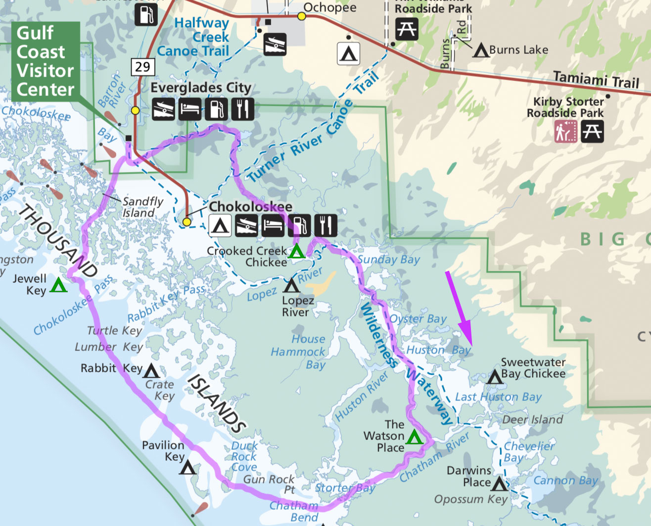 Everglades Route 2015 North