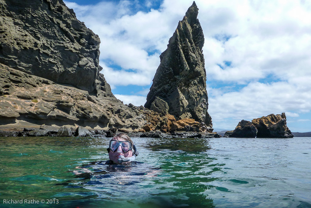 Snorkling at Pinnacle Rock