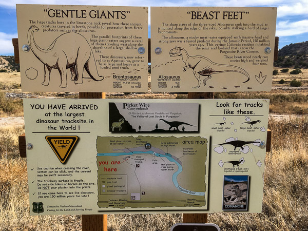 Trackway Sign