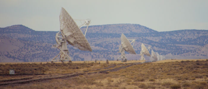 One Arm of the Very Large Array