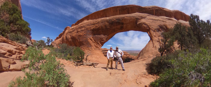 Brothers at the Partition Arch