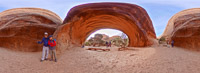1069 Arches National Park Panorama Southwest Trip 2024 Theta S Richard Peter