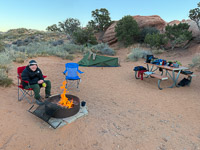 1081 Arches National Park Camping Southwest Trip 2024 Peter Campfire