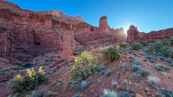 Fisher Towers at Sunrise