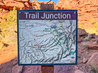 1026 Fisher Towers Map Sign Southwest Trip 2024 