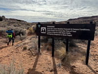1002 Paria Canyon Sign Southwest Trip 2024 Vermilion Cliffs 2024 