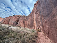 1011 Paria Canyon Rock Art Southwest Trip 2024 Vermilion Cliffs 2024 Day1 Petroglyph Wall