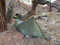 1014 Camping Paria Canyon Southwest Trip 2024 Vermilion Cliffs 2024 Trekker Tent Frost