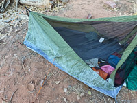 1015 Camping Paria Canyon Southwest Trip 2024 Vermilion Cliffs 2024 Trekker Tent Frost