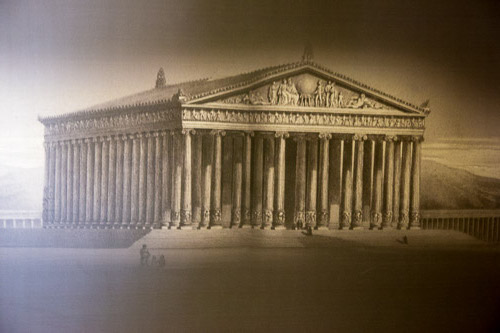 Temple of Artemis Artist Rendition (from sign)